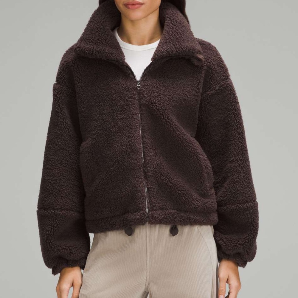 Lululemon Cinchable Fleece Zip-Up Jacket